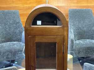 Timber glazed display cabinet - 2