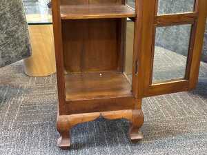 Timber glazed display cabinet - 4