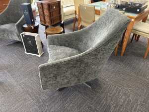 Pair of Arthur G Luna Swivel Chairs - 2
