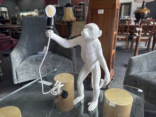 Seletti Monkey white standing lamp