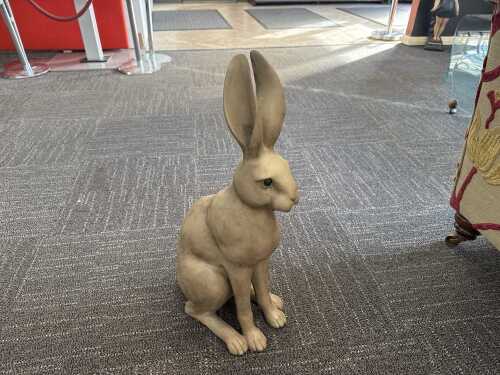 Resin hare figure