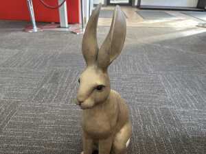 Resin hare figure - 2