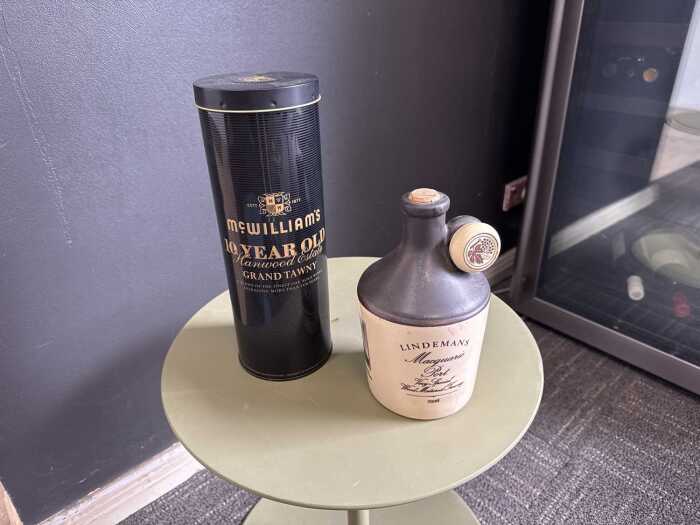 Two bottles of Port
