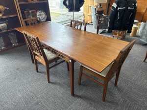 1970s Avalon teak extension seven-piece dining suite - 6