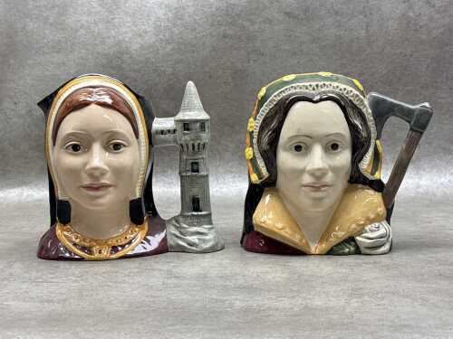 Two Royal Doulton character jugs