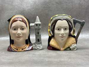 Two Royal Doulton character jugs