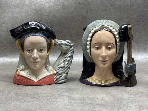 Two Royal Doulton character jugs