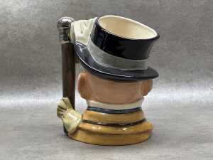Royal Doulton Mr. Micauber ceramic character jug - 2