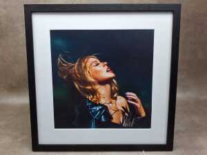Kylie Minogue framed and signed art card. - 3