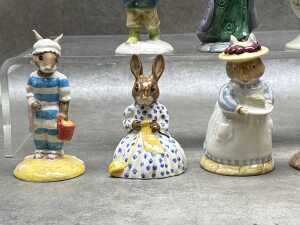 Seven Royal Doulton porcelain Bunnykins - 3