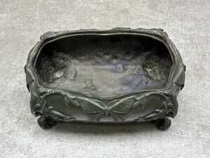 Art Nouveau-style bronze trinket box - 4