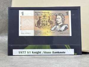 Australia $1 Last Note and First Coin uncirculated pack together with $1, $2 and $5 banknotes. - 4