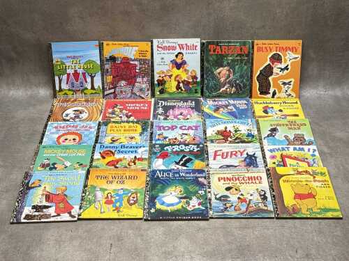 25 vintage A Little Golden Book