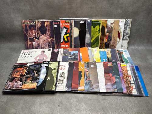 Assorted vinyl records
