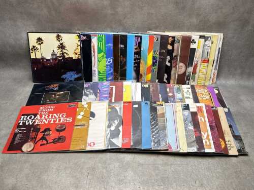 Assorted vinyl records