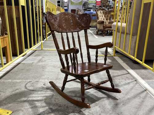 Timber rocking chair