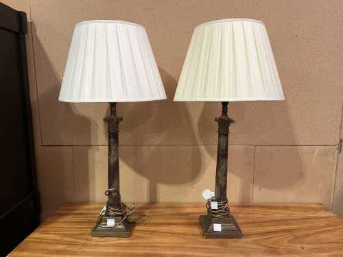 Pair of vintage neoclassical style lamps