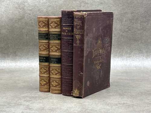 Four antique books