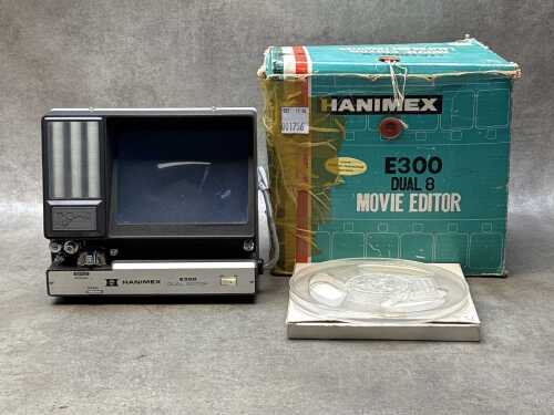 Retro Hanimex E300 Dual 8 movie editor