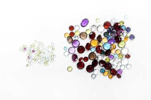A collection of gemstones