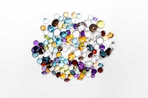 A collection of gemstones