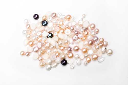 A large collection of freshwater pearls