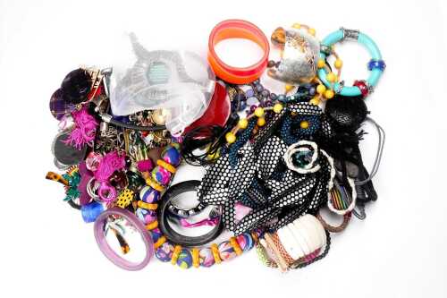 A large collection of costume jewellery