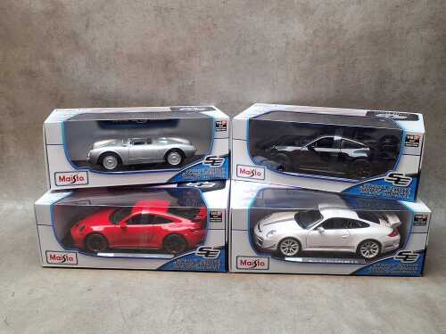 Four Maisto special edition 1:18 scale die-cast