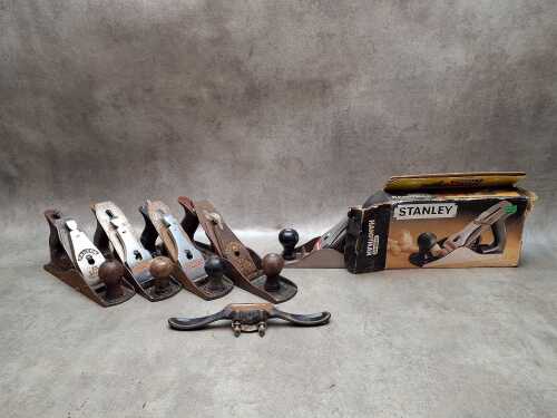 Six Stanley and Falcon planes