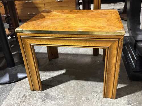 Art Deco style timber occasional table