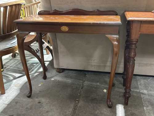 Timber console table
