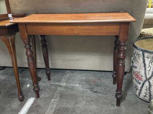 Timber console table
