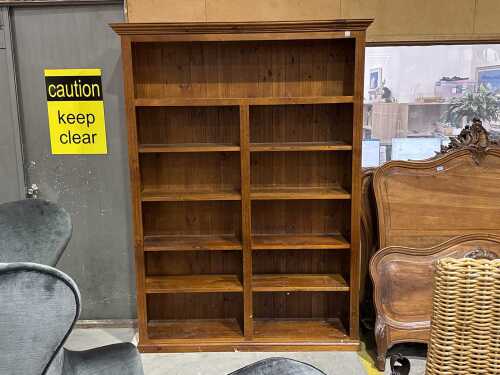 Timber bookshelf
