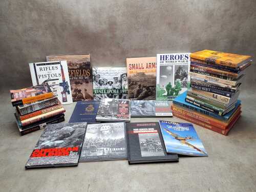 Box of assorted Military books