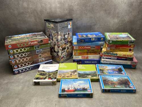 Assorted jigsaw puzzles