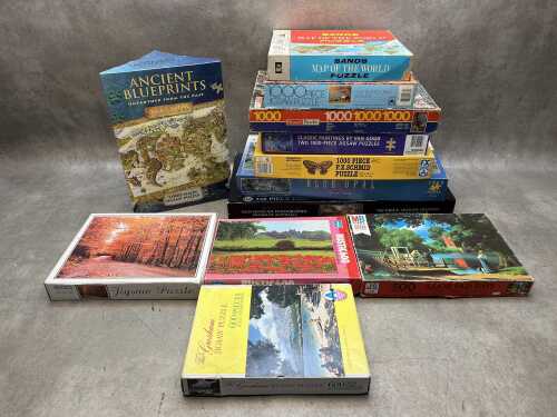 Assorted jigsaw puzzles