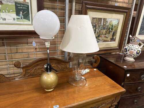 Two table lamps