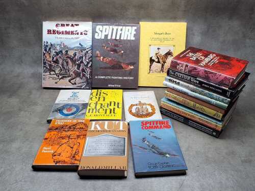 Military history books, including vintage
