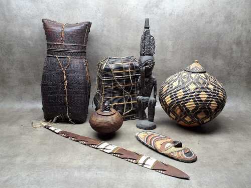 Group of tradition ethnic items