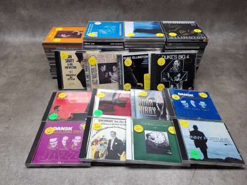 Jazz CDs, including Blue Note and Impulse!