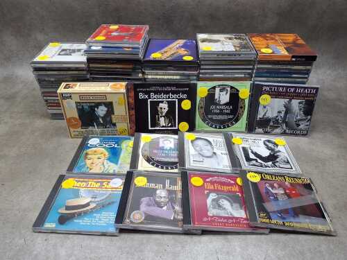 Jazz CDs, including Impulse! and Blue Note