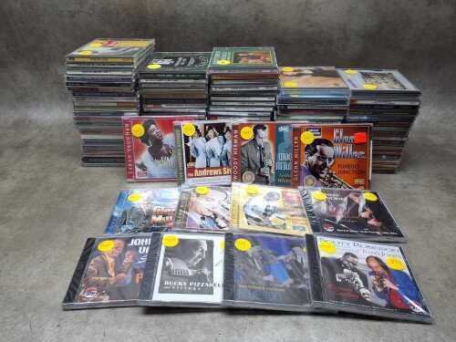 Jazz CDs, including Blue Note and Verve
