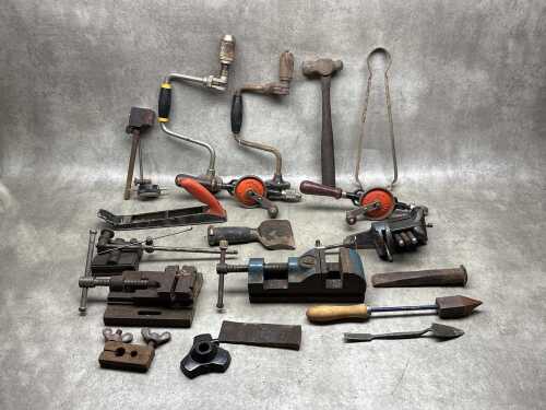 Group of assorted vintage tools