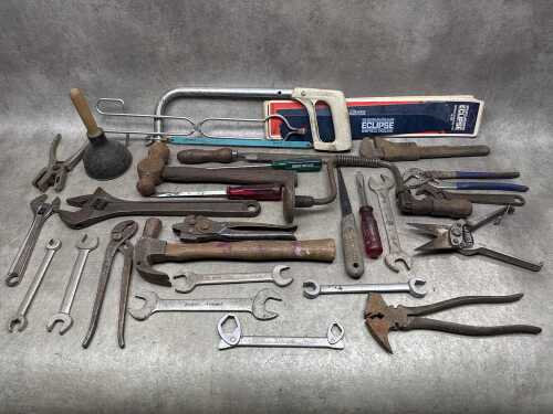 Group of assorted tools