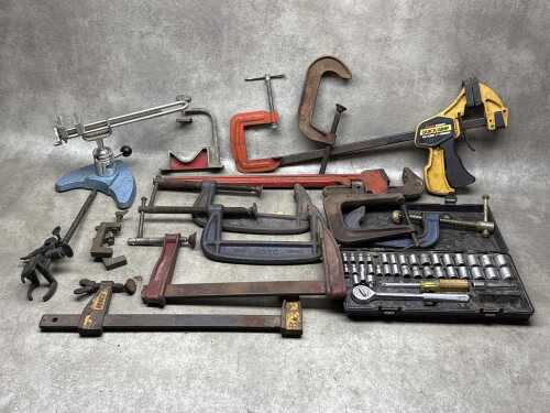 Group of assorted tools
