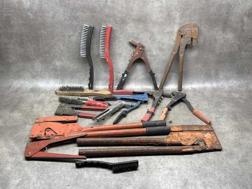 Group of assorted tools