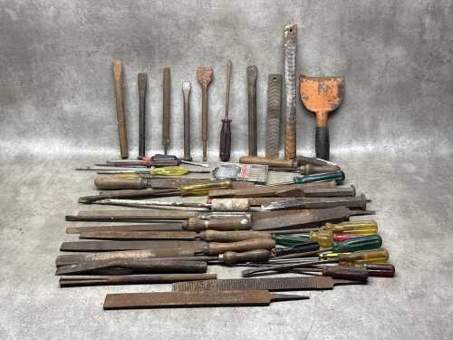 Group of assorted tools