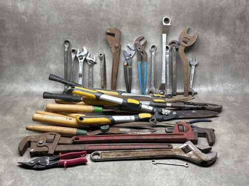 Large group of assorted tools