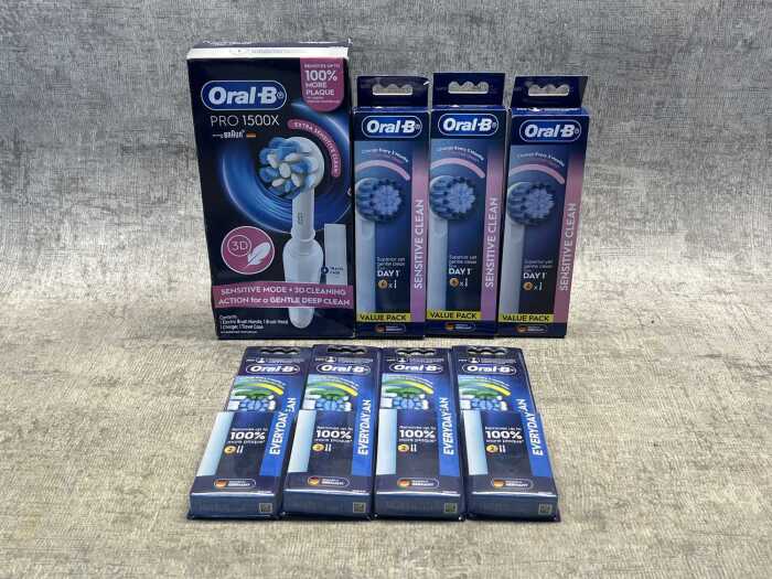 Group of Oral B products