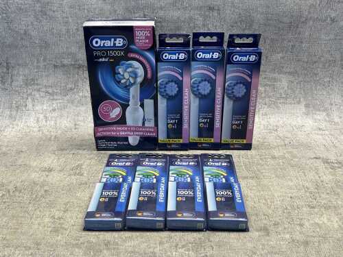 Group of Oral B products